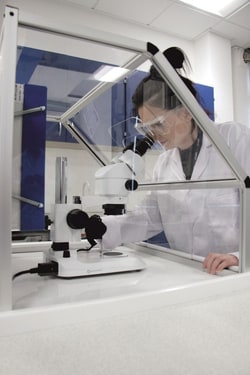 Solotec Scientific Limited Waysafe SA640 (previously WS2) Benchtop Sample Analysis Enclosure Two-speed fan and HEPA filter Waysafe | Buy Online | Solotec Scientific Limited | Fisher Scientific